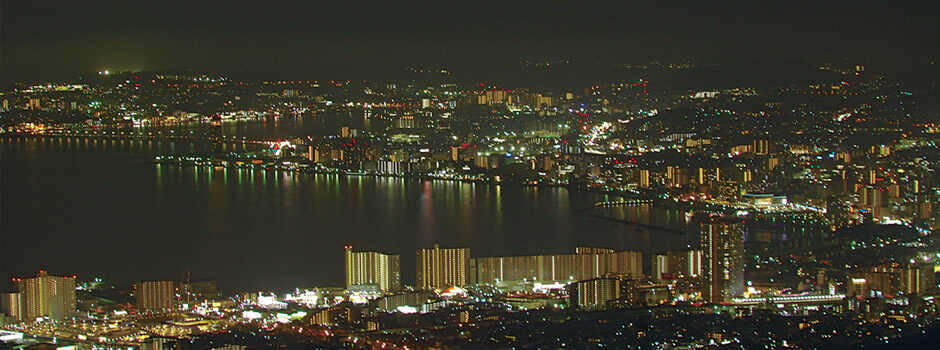 比叡山ドライブウェイ夜景鑑賞