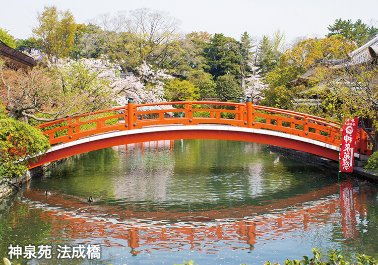 神泉苑 法成橋