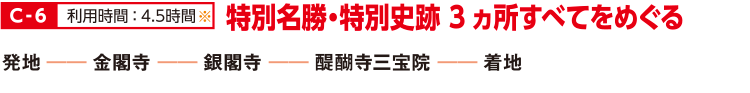 C-6 特別名勝・特別史跡 3カ所すべてをめぐる