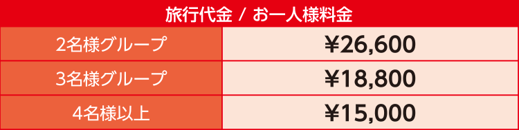 E-1:旅行代金