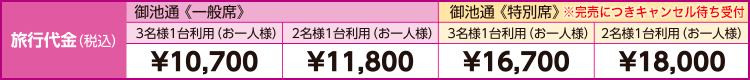 料金表